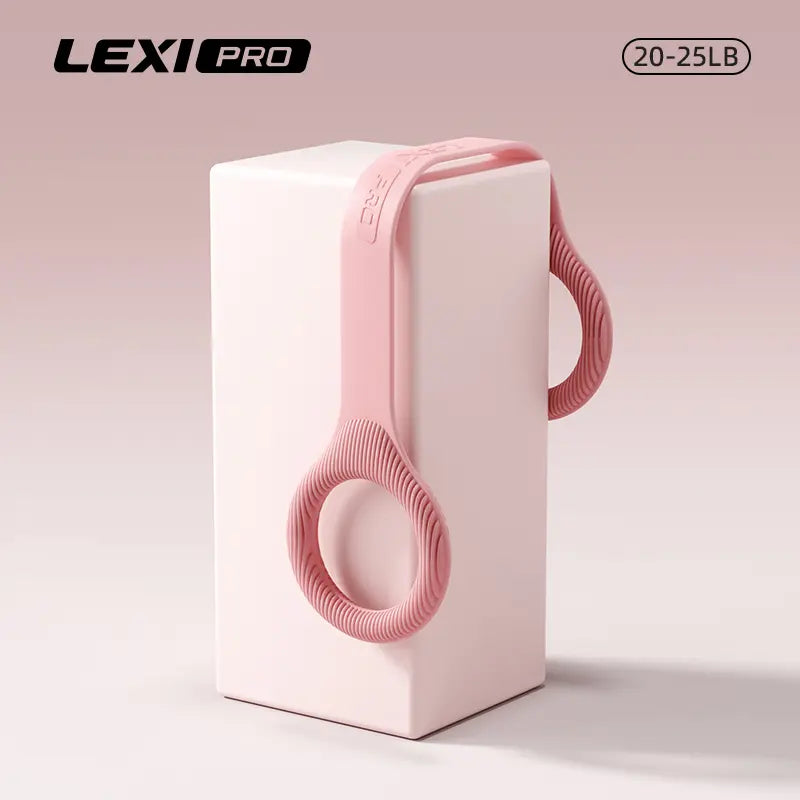 LEXI Resistance Bands Figure 8 Exercise Bands for Women Silicone Material Expander Band for Arms Chest Home Gym Yoga Equipment Quick Workout for Muscle Toning Physical Therapy Stretching Gear - Fitness Accessories