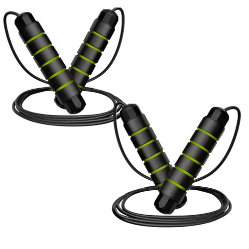 Adjustable-Pro Speed Jump Rope, Tangle-Free Skipping Rope with Ball Bearing Swivel & Ergonomic Handles for Women, Men & Kids, Home, School & Gym Workouts